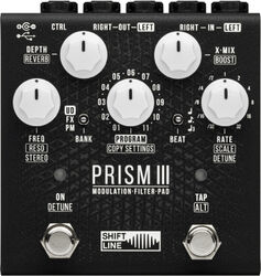 Pédale chorus / flanger / phaser / tremolo Shift line Prism III Modulation-Filter-Pad