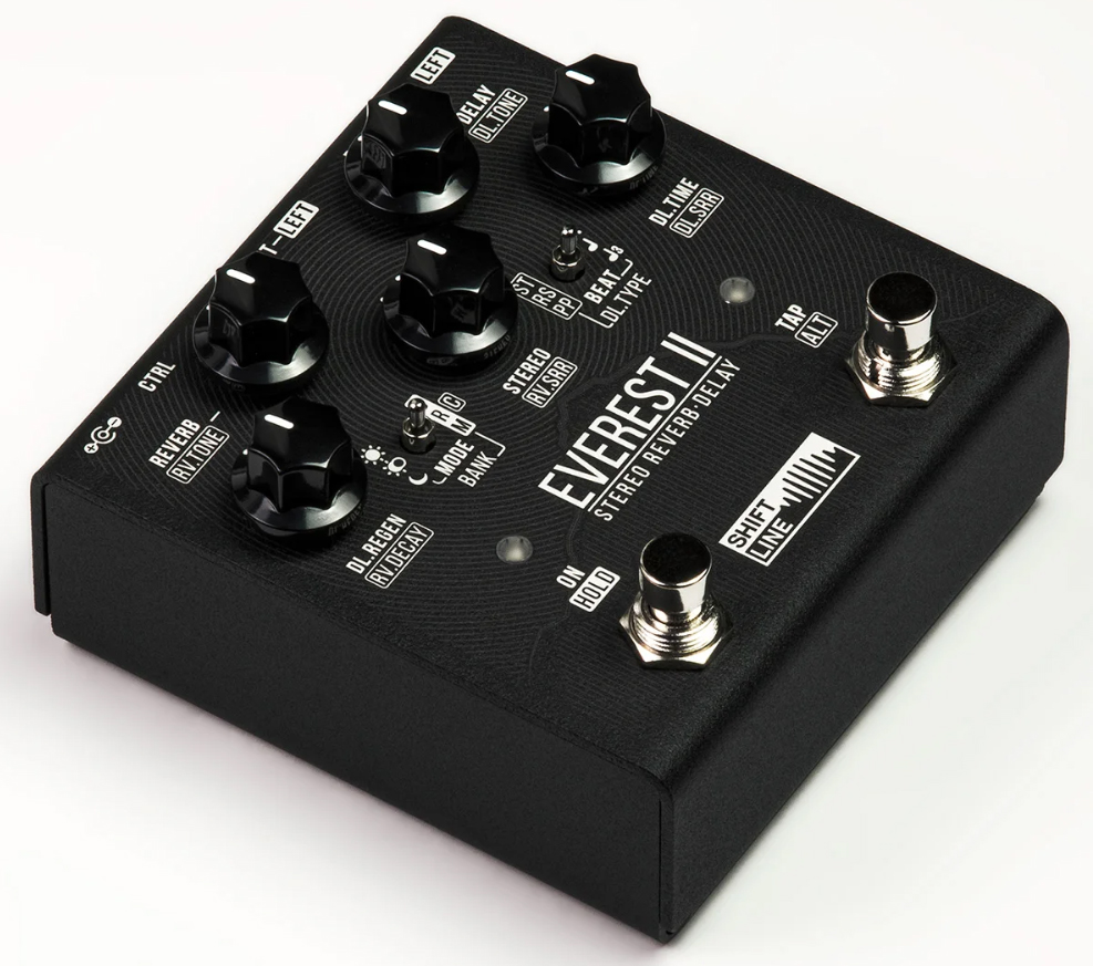 Shift Line Everest Ii Stereo Reverb Delay - PÉdale Reverb / Delay / Echo - Variation 1