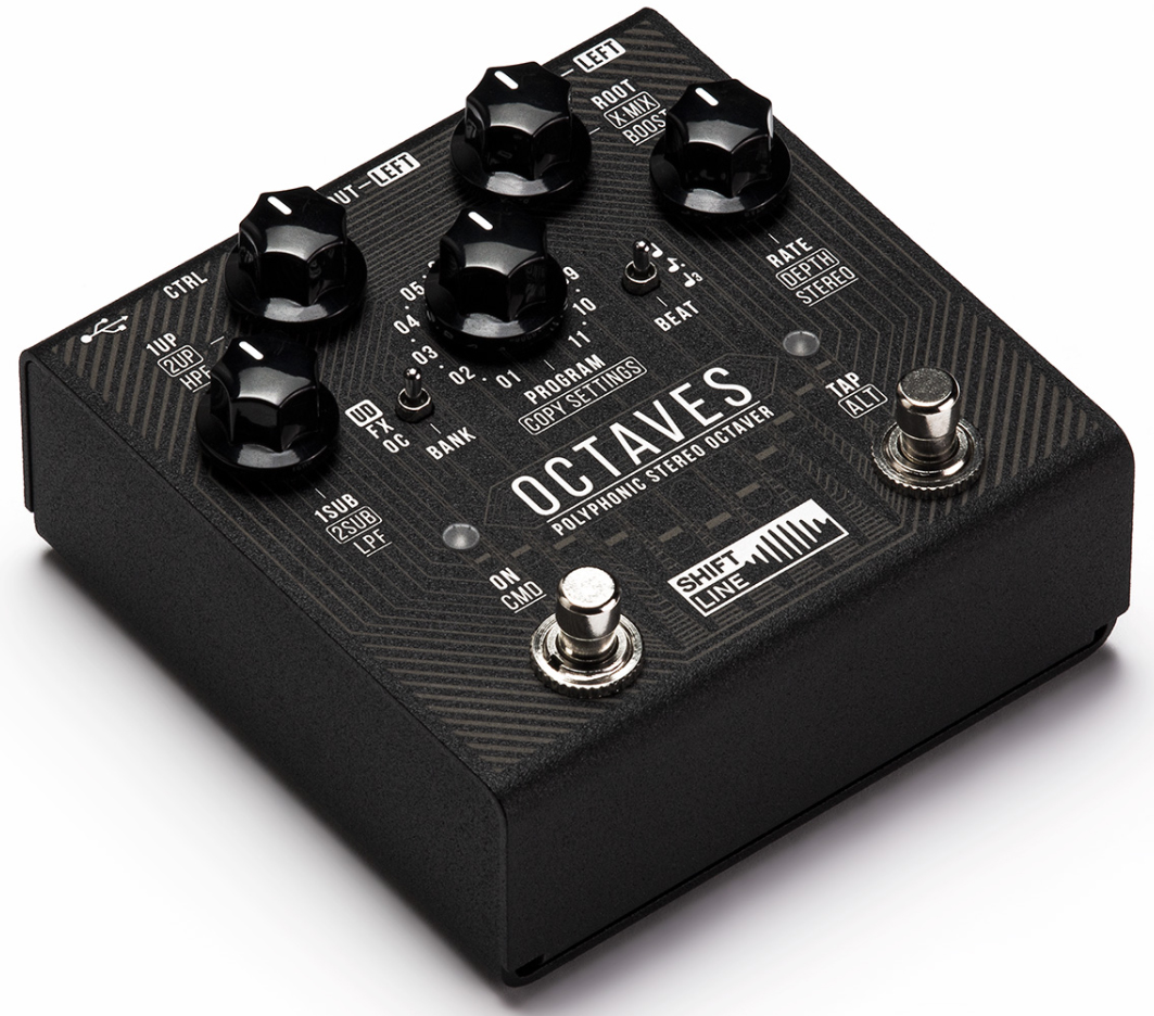 Shift Line Octaves Polyphonic Stereo Octaver - PÉdale Harmoniseur - Variation 2