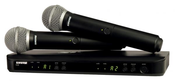 Shure BLX288E-PG58-M17 Wireless handheld microphone