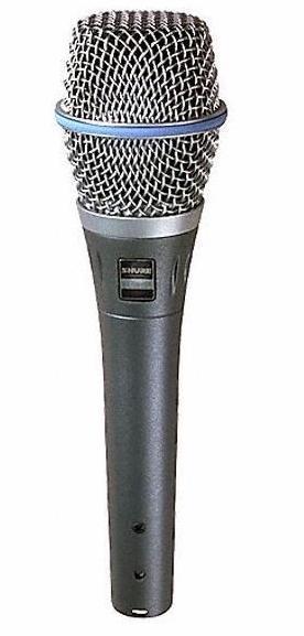 Micro chant Shure Beta 87A