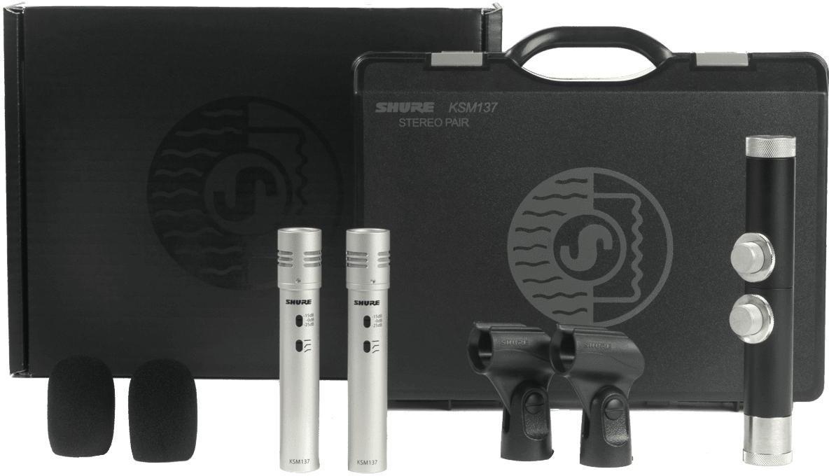 Micro statique petite membrane Shure Ksm137 Sl Stereo