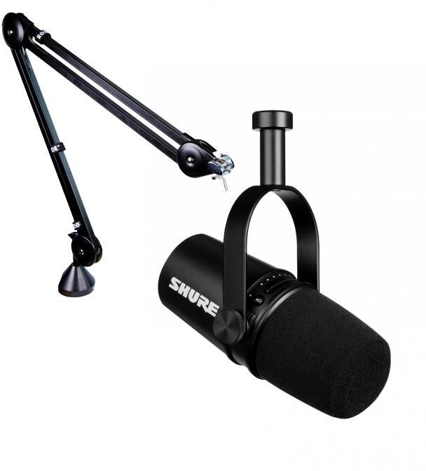 Pack micro Shure MV7-K + PSA1 Rode