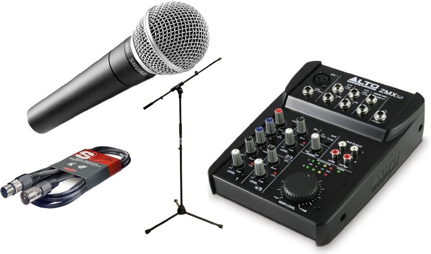 Shure Pack Sm58 + Zmx52 + Pied + CÂble - Pack Micro - Main picture