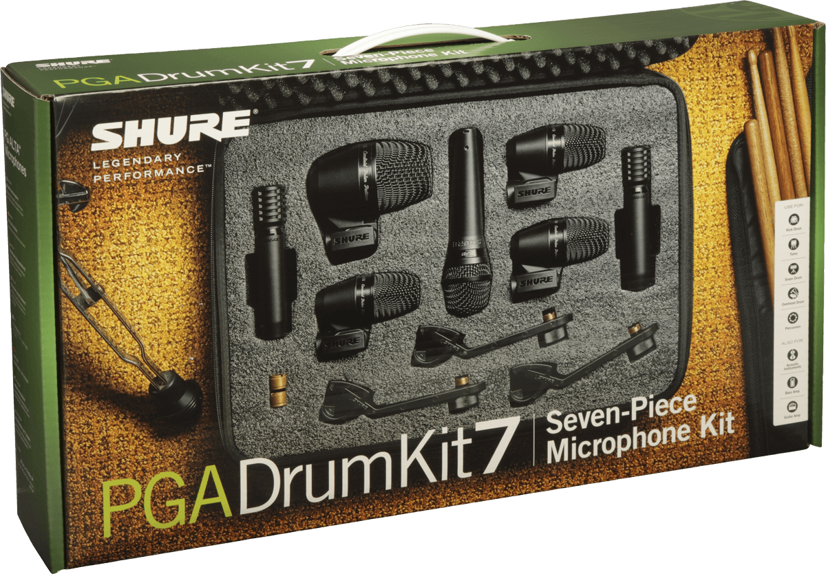 Shure Pga Drumkit 7 - Paire, Kit, Stereo Set Micros - Main picture