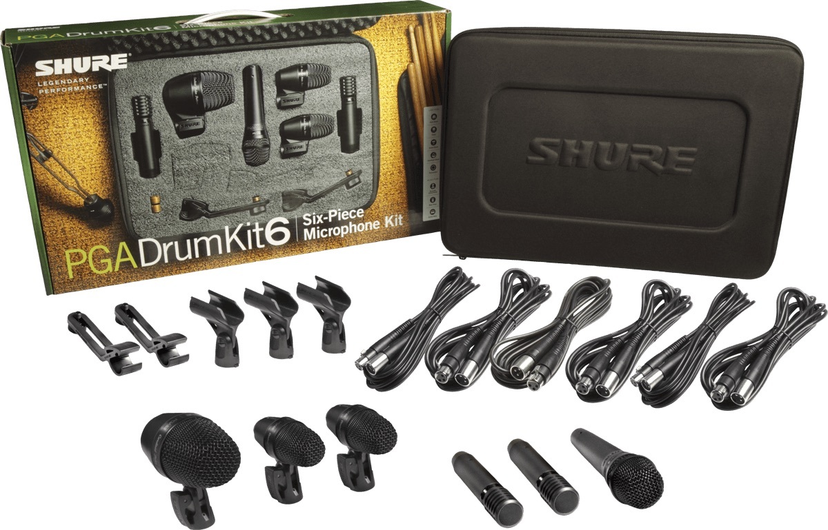 Shure Pga Drumkit6 - - Paire, Kit, Stereo Set Micros - Main picture