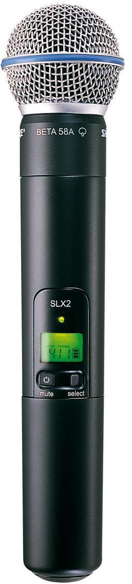 Emetteur hf Shure SLX2-BETA58-L4