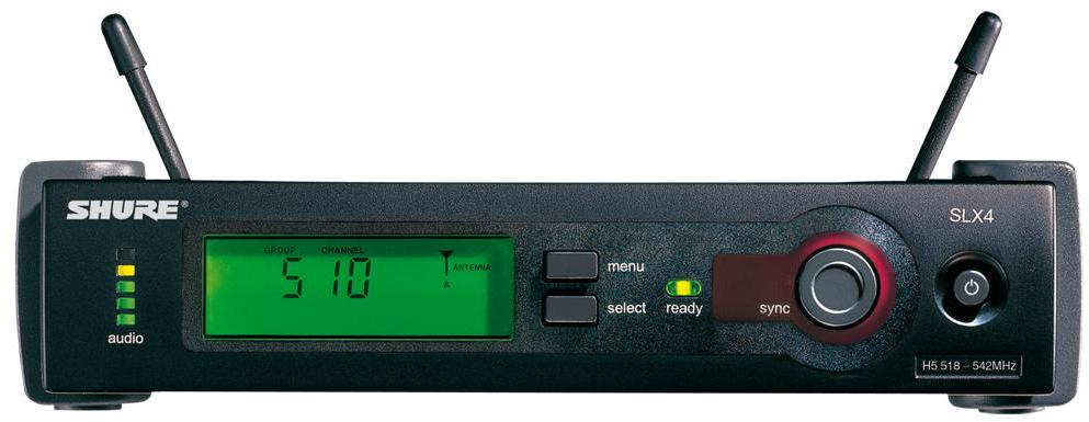 Récepteur hf Shure SLX4E-L4