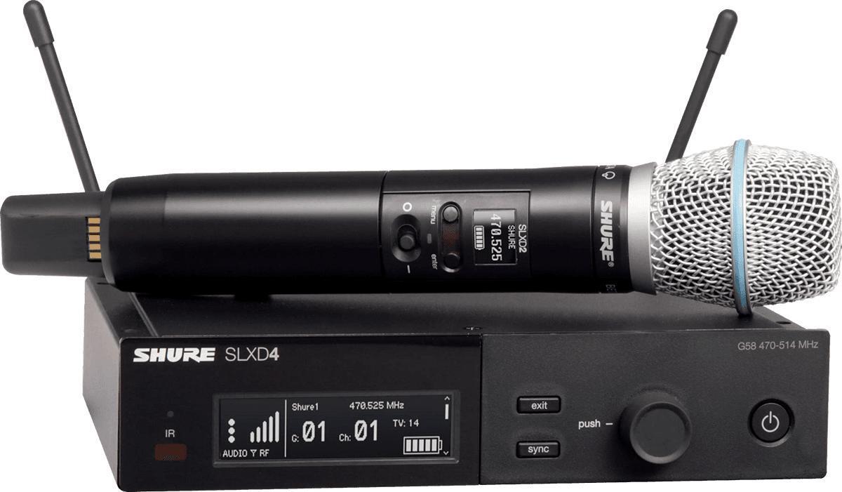 Micro hf main Shure SLXD24E-B87A-H56