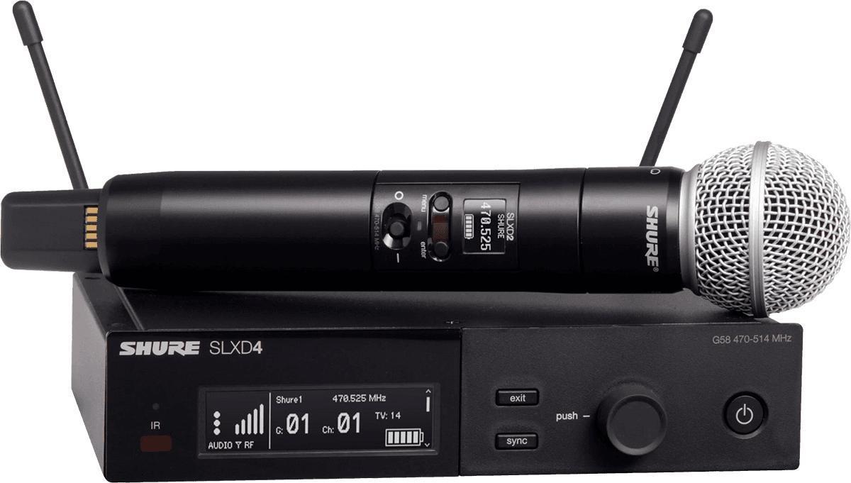Micro hf main Shure SLXD24E-SM58-J53