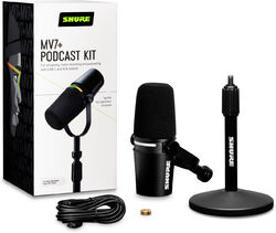 Pack micro Shure MV7+-K-BNDL