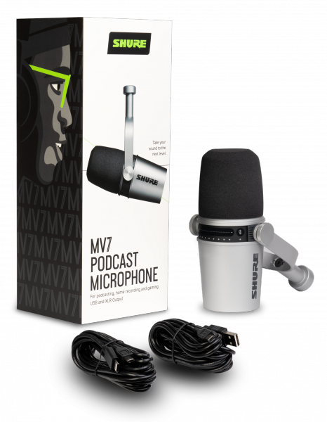 Microphone usb Shure MV7-S