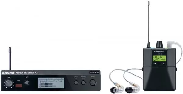Ear monitor Shure PSM300 P3TERA-L19 SE215CL