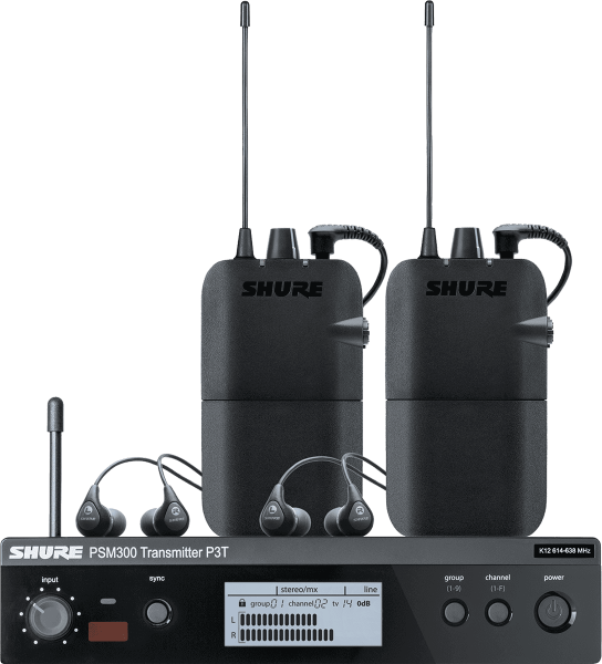 SHURE PSM300 Transmitter P3T 送信機のみ Shure P3TR112GR PSM 300 Wireless Personal Monitor System