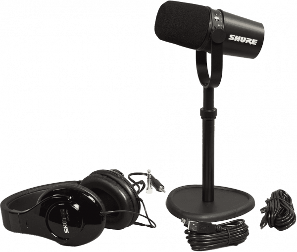 Shure MV6 USB Speech Microphone, Black | Guitar Center