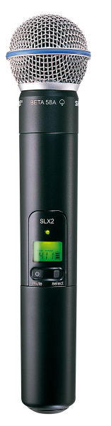SHURE BETA 58A SLX2 SLX4 ワイヤレスマイク SLX2 - Shureワイヤレスシステム - ヒビノインターサウンド株式会社