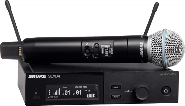 Shure SLXD24E-B58-G59 Wireless handheld microphone