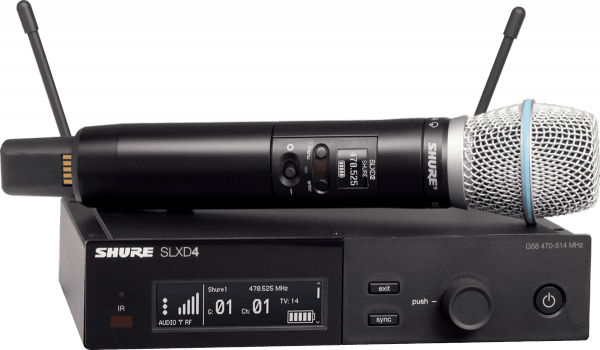Shure SLXD24E-B87A-H56 Wireless handheld microphone