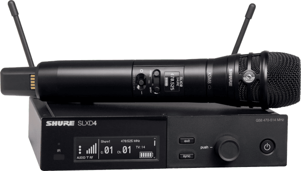 SHURE KSM8 カプセルのみ SLXD4マイクヘッド 動作確認済　値下げ可 Shure SLXD24E-KSM8B-H56 Wireless handheld microphone