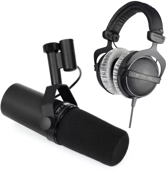 Pack micro  Shure Sm7b + Dt770 Pro 80 ohms