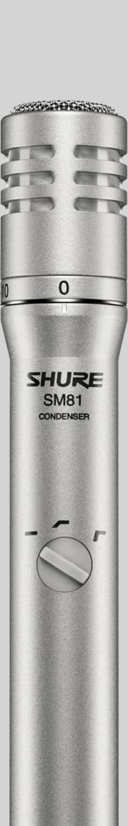 Shure Sm81lc - Micro Statique Petite Membrane - Variation 1