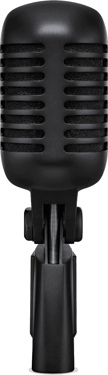 Shure Super 55 Black - Micro Chant - Variation 2