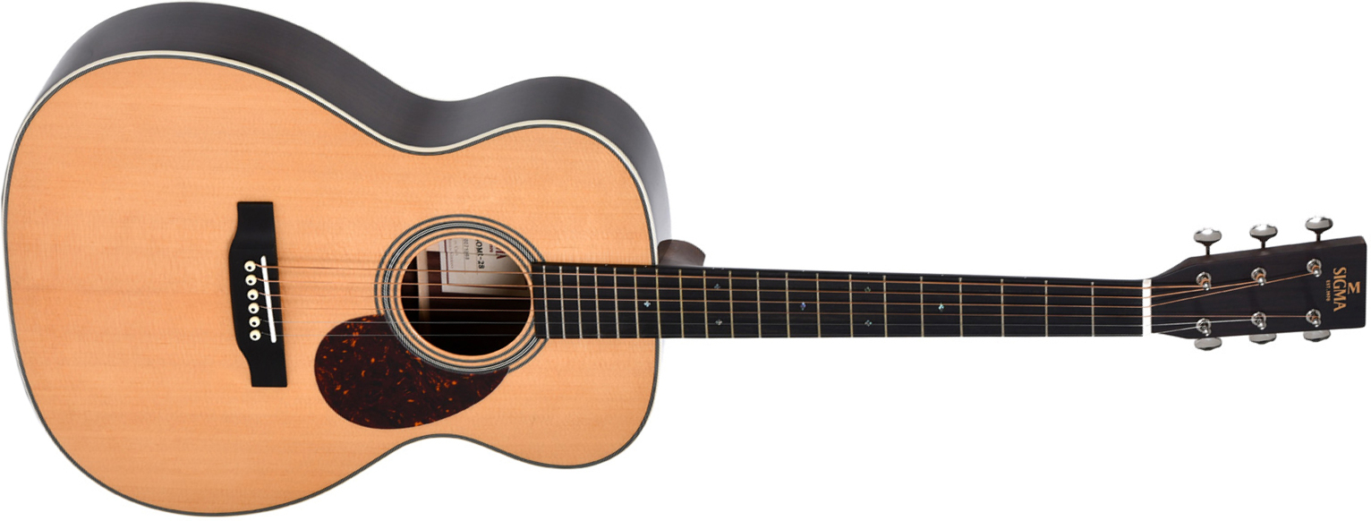 Sigma Somr-28 Standard Orchestra Model Epicea Palissandre Eb - Natural - Guitare Acoustique - Main picture