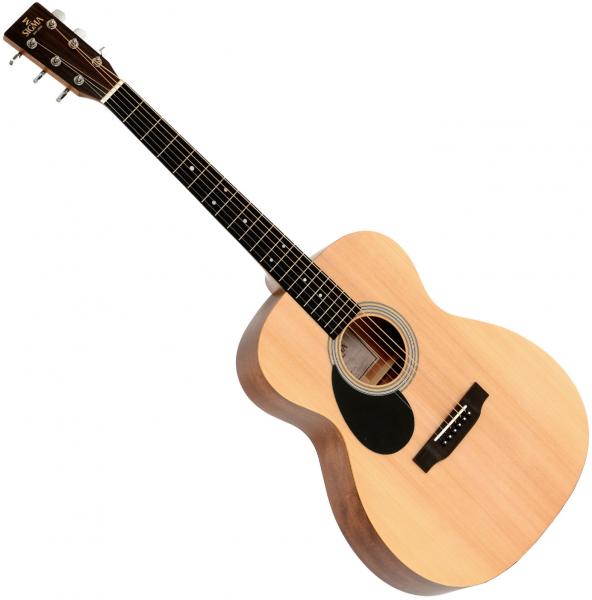 Guitare acoustique Sigma OMM-STL LH - Natural gloss top