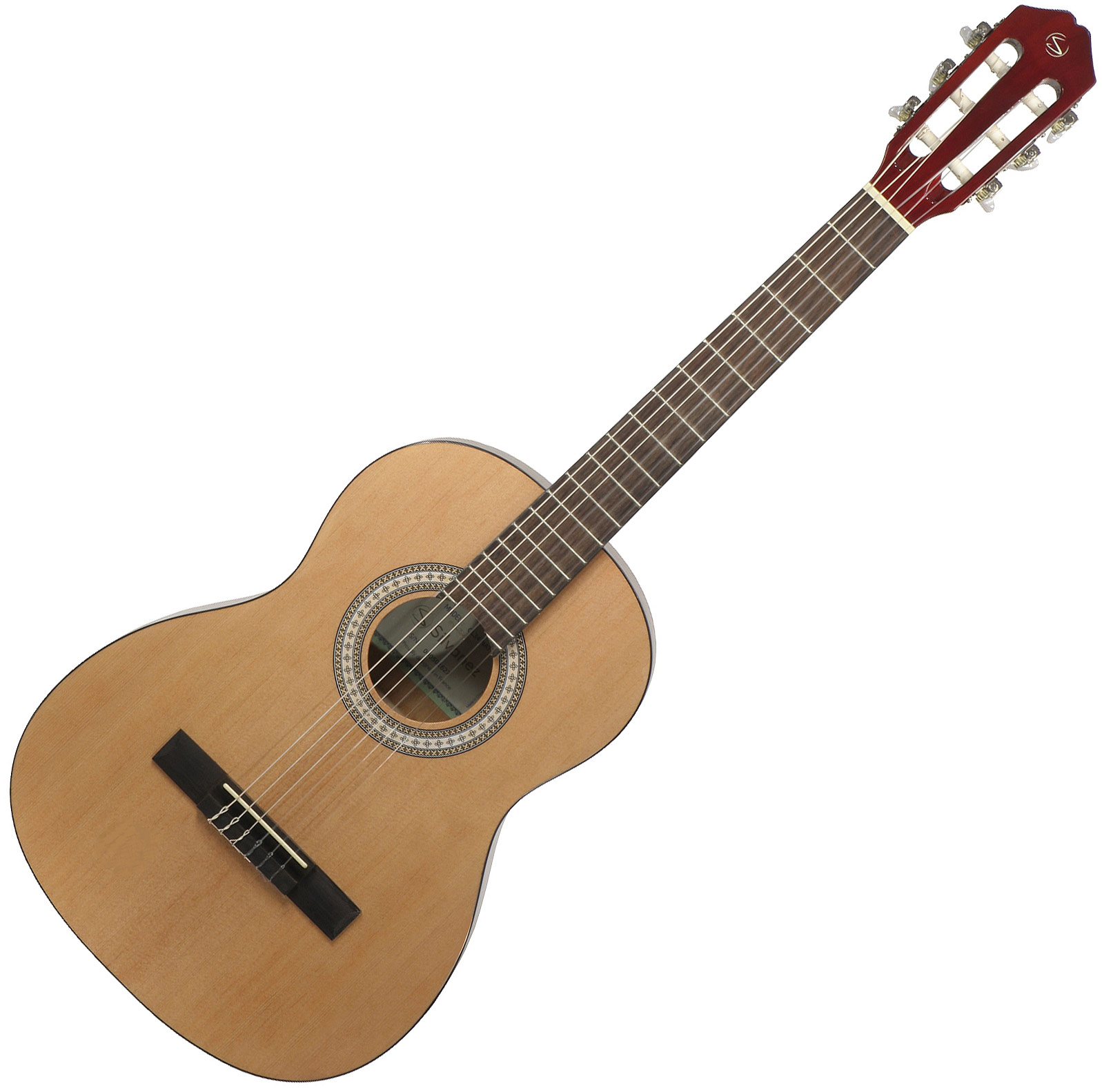 Silvanez CL-34 NAT + housse + accordeur + capodastre + stand - natural  gloss Pack guitare classique