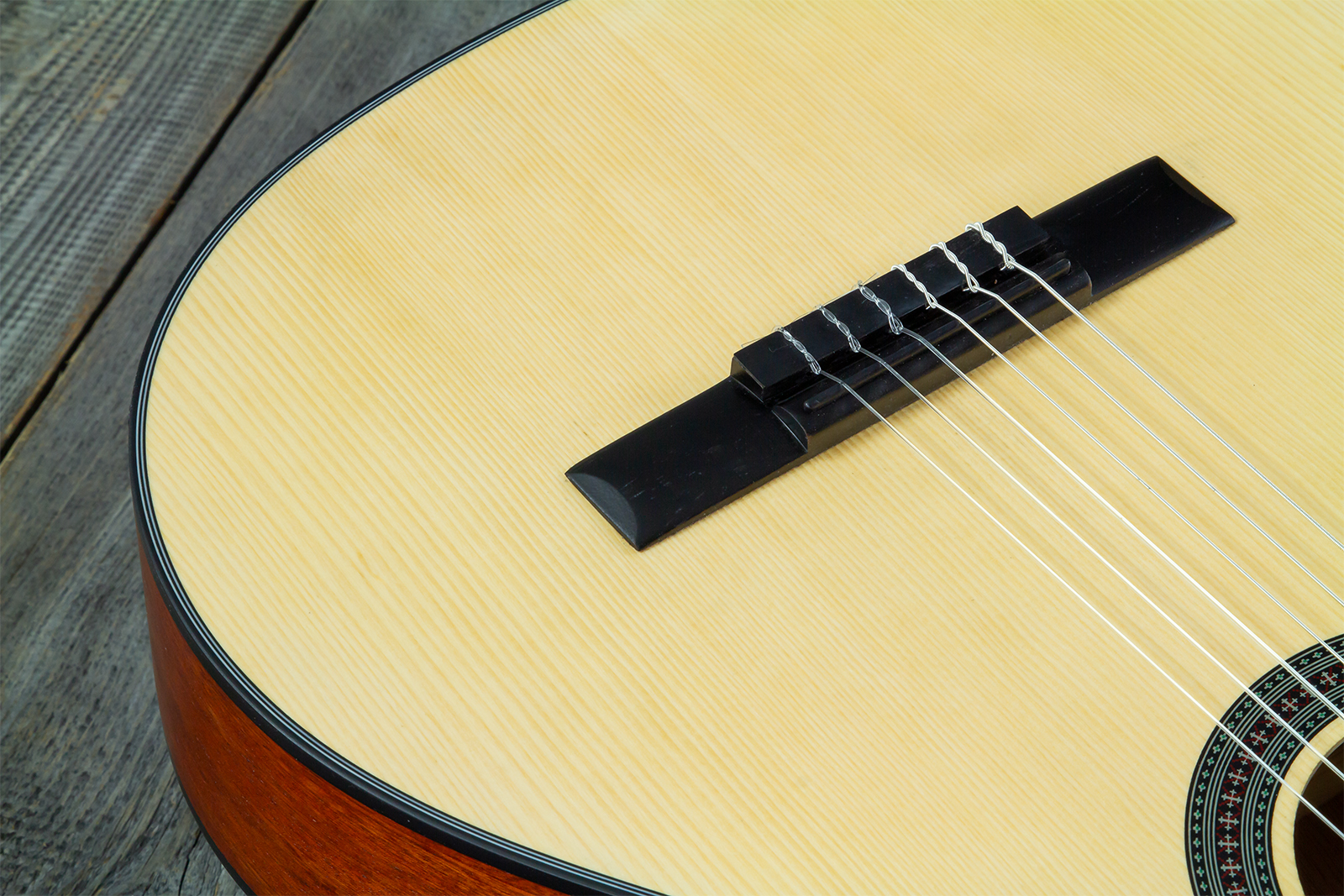 Silvanez Clcr44 4/4 Thinline Cw Epicea Acajou Rw - Natural - Guitare Classique Format 4/4 - Variation 3