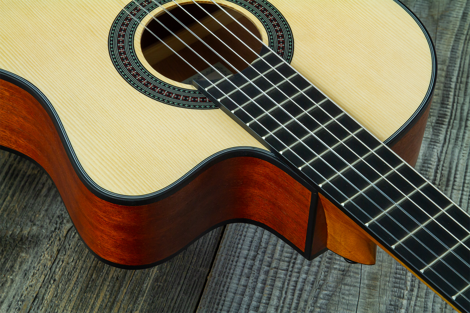Silvanez Clcr44 4/4 Thinline Cw Epicea Acajou Rw - Natural - Guitare Classique Format 4/4 - Variation 4