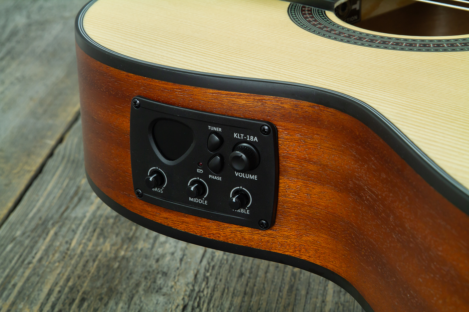 Silvanez Clcr44 4/4 Thinline Cw Epicea Acajou Rw - Natural - Guitare Classique Format 4/4 - Variation 5