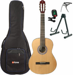 Pack guitare classique Silvanez CL44-NAT + Pack - Natural