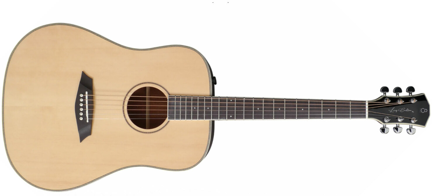 Sire Larry Carlton A3-d Signature Dreadnought Epicea Acajou Rw - Natural - Guitare Electro Acoustique - Main picture