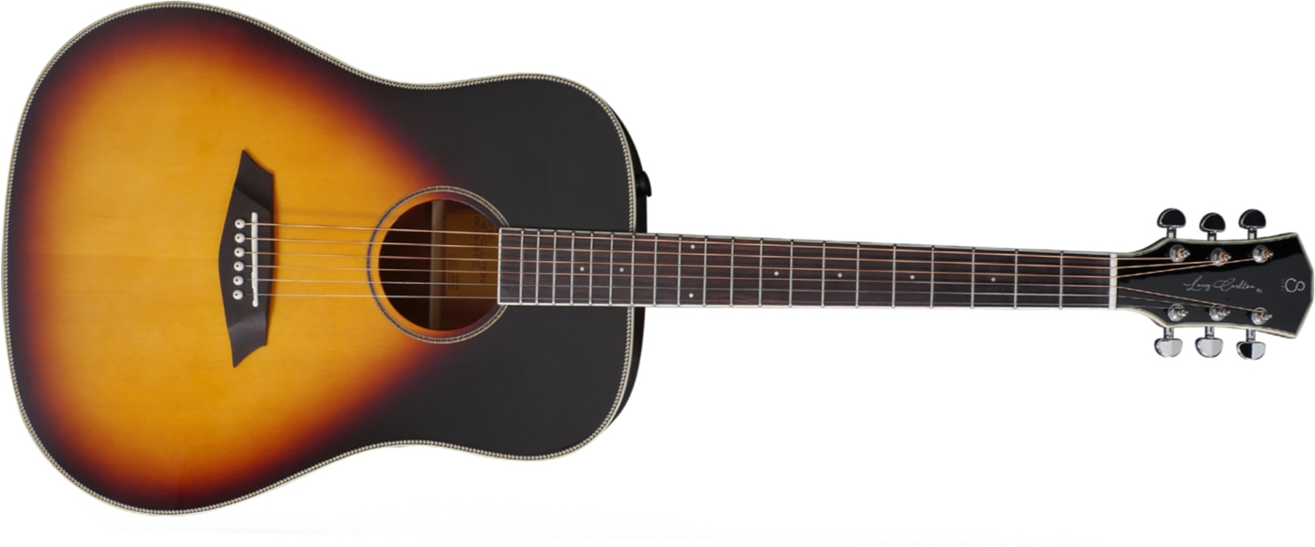 Sire Larry Carlton A3-d Signature Dreadnought Epicea Acajou Rw - Vintage Sunburst - Guitare Electro Acoustique - Main picture