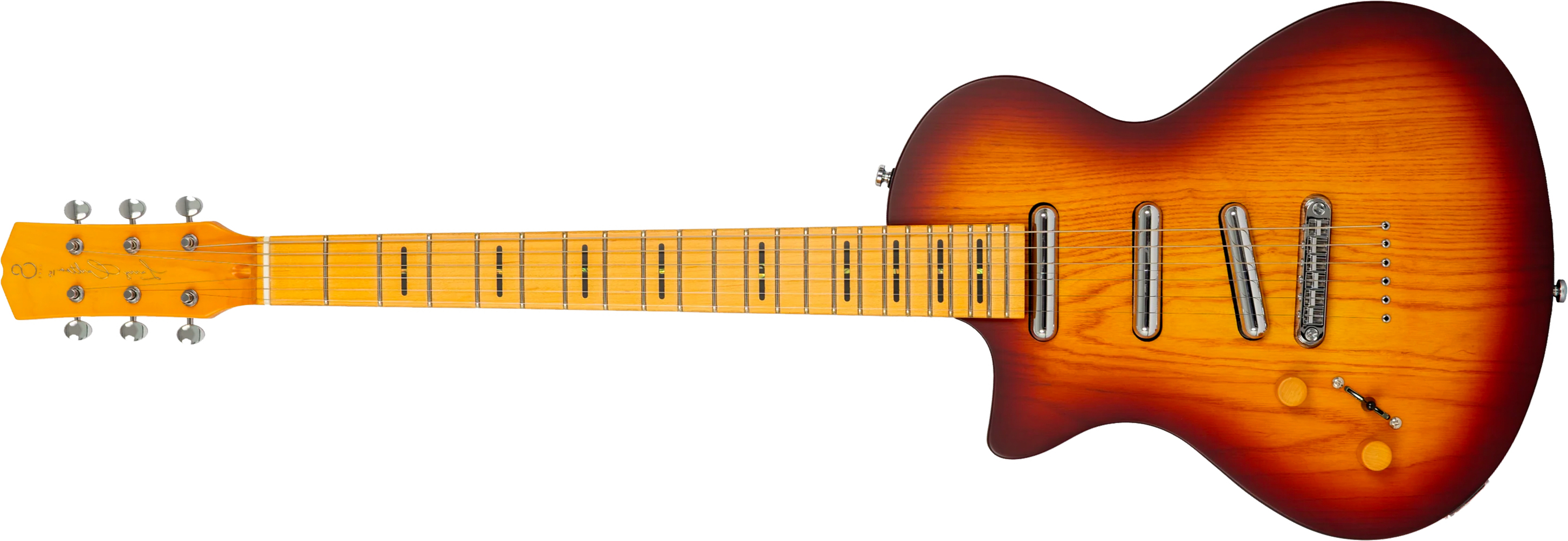 Sire Larry Carlton I5l Lh Gaucher 3s Ht Mn - Tobacco Sunburst Satin - Guitare Électrique RÉtro Rock - Main picture