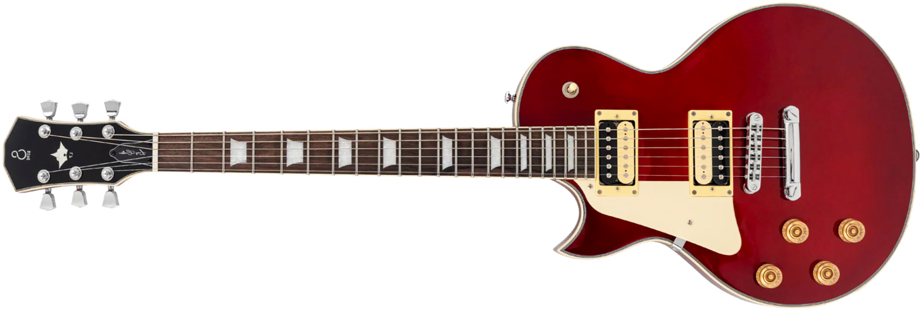 Sire Larry Carlton L7 Lh Gaucher New Gen 2h Ht Eb - Candy Apple Red - Guitare Électrique Single Cut - Main picture