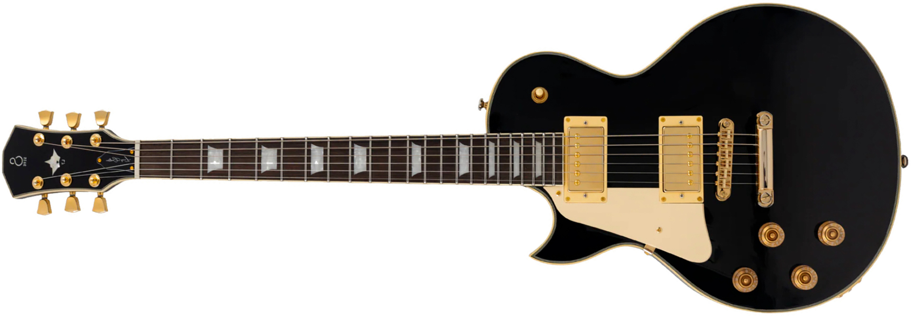 Sire Larry Carlton L7 Lh Gaucher New Gen 2h Ht Eb - Black - Guitare Électrique Single Cut - Main picture