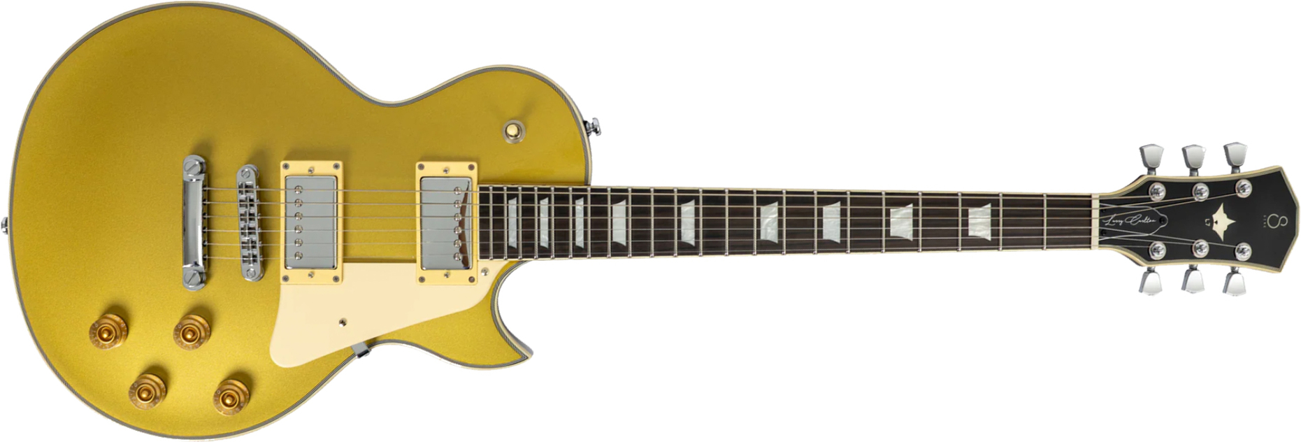 Sire Larry Carlton L7 New Gen 2h Ht Eb - Metallic Gold - Guitare Électrique Single Cut - Main picture