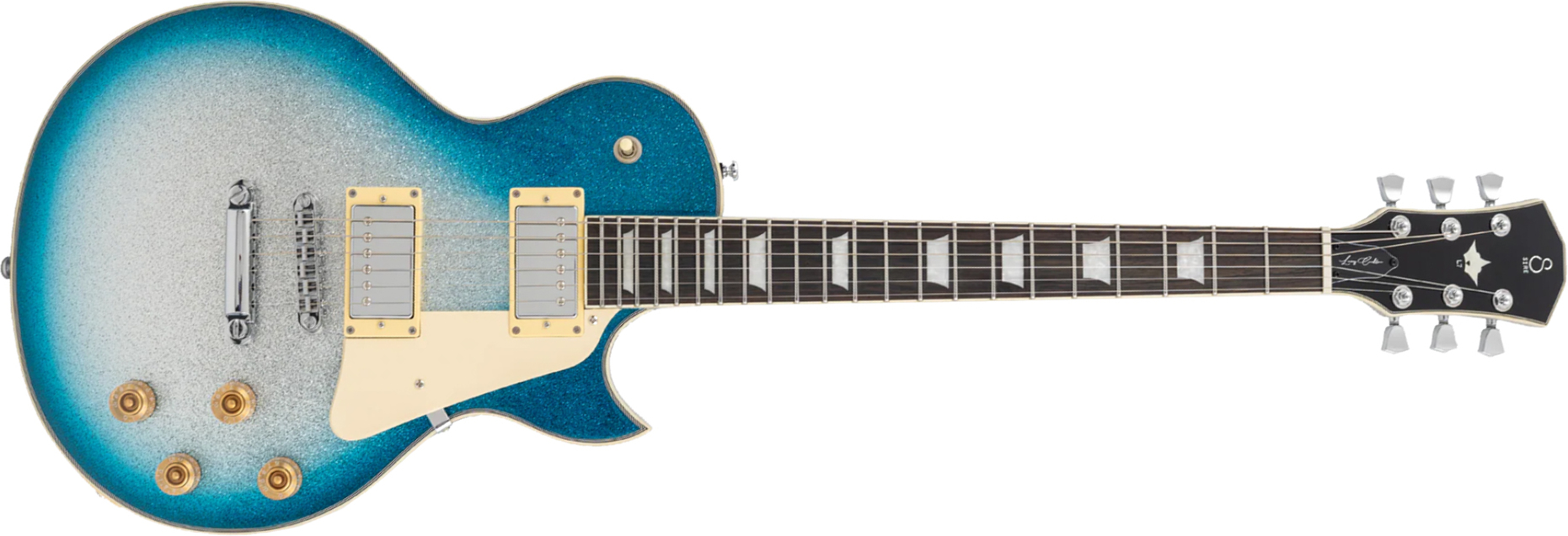 Sire Larry Carlton L7 New Gen 2h Ht Eb - Skyburst Sparkle - Guitare Électrique Single Cut - Main picture