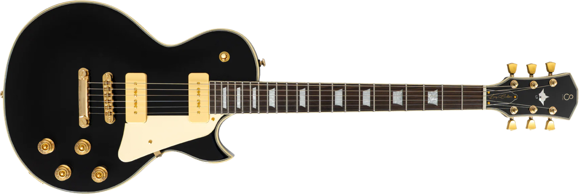 Sire Larry Carlton L7v New Gen 2s P90 Ht Eb - Black - Guitare Électrique Single Cut - Main picture
