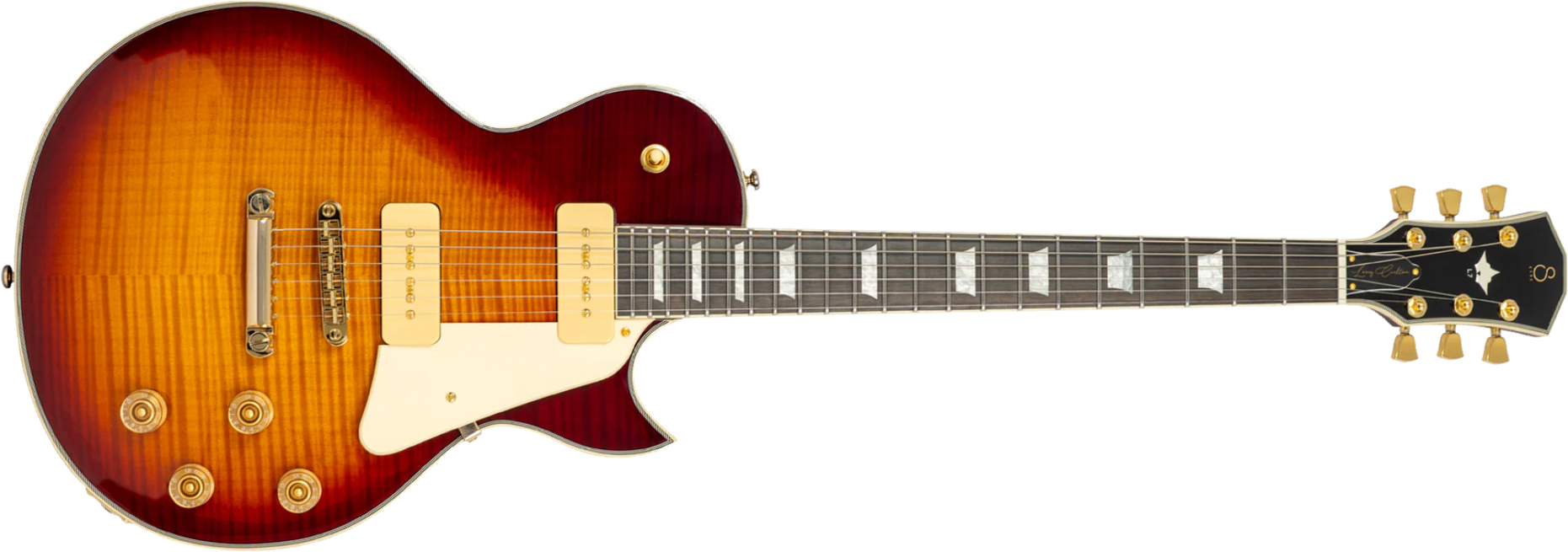 Sire Larry Carlton L7v New Gen 2s P90 Ht Eb - Tobacco Sunburst - Guitare Électrique Single Cut - Main picture
