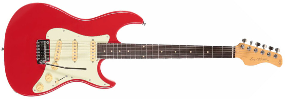 Sire Larry Carlton S3 Sss Signature 3s Trem Rw - Dakota Red - Guitare Électrique Forme Str - Main picture