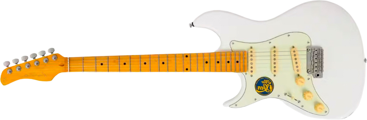 Sire Larry Carlton S7 Lh Gaucher New Gen 3s Trem Mn - White - Guitare Électrique Forme Str - Main picture