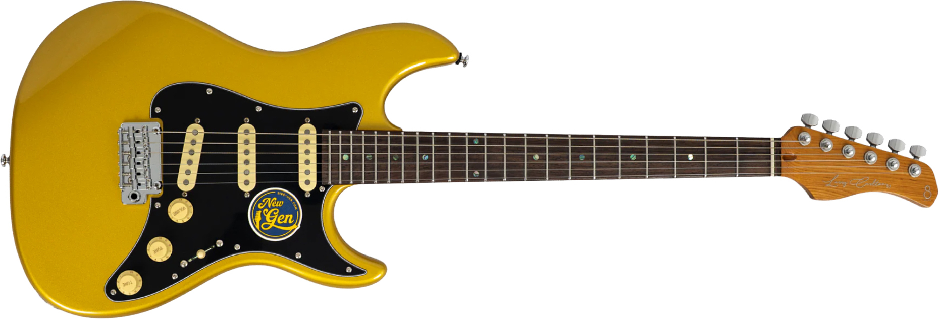 Sire Larry Carlton S7 New Gen 3s Trem Rw - Metallic Gold - Guitare Électrique Forme Str - Main picture