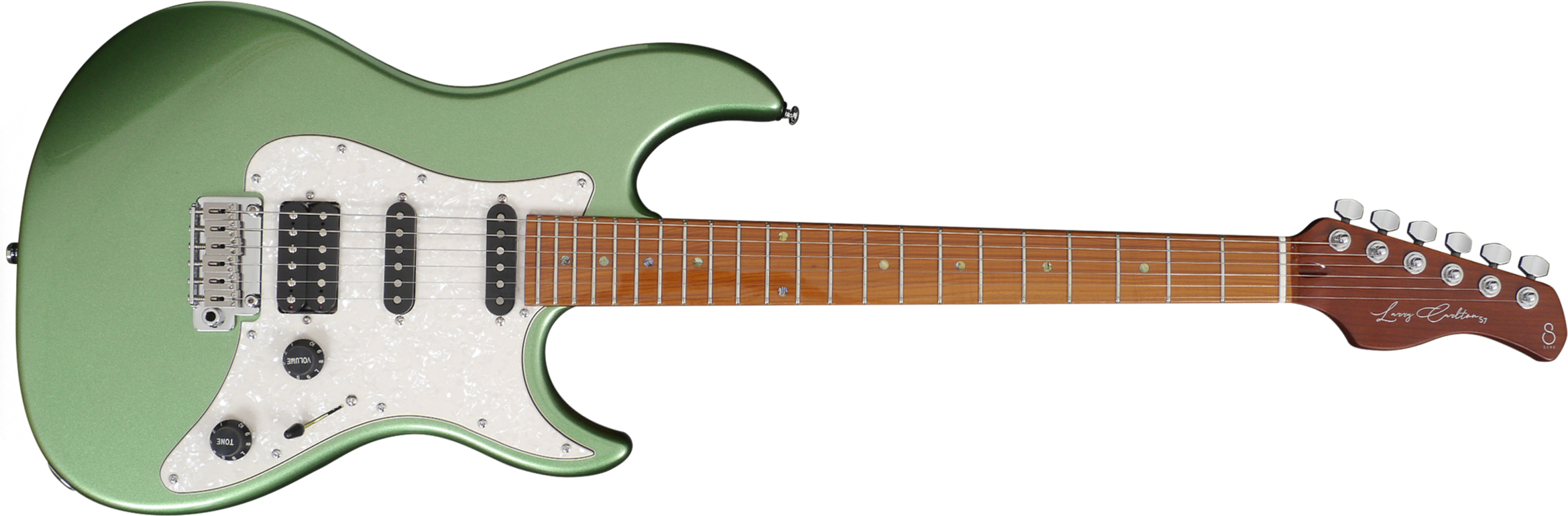 Sire Larry Carlton S7 Signature Hss Trem Eb - Seafoam Green - Guitare Électrique Forme Str - Main picture