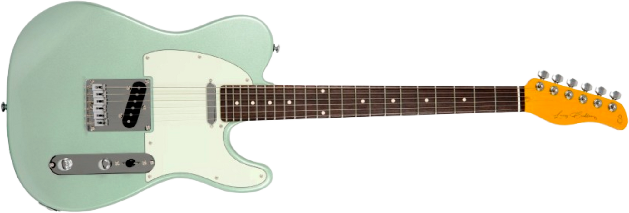 Sire Larry Carlton T3 New Gen 2s Ht Rw - Surf Green Metallic - Guitare Électrique Forme Tel - Main picture