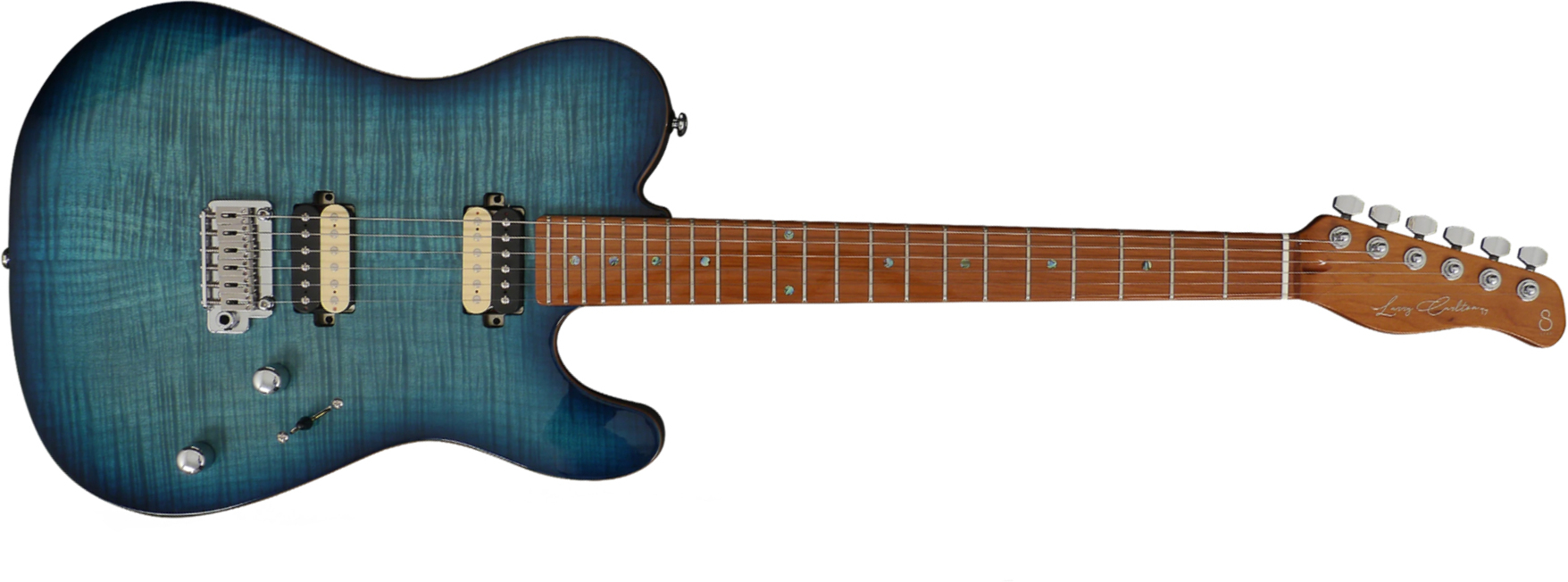 Sire Larry Carlton T7 Fm Hh Trem Mn - Trans Blue - Guitare Électrique Forme Tel - Main picture