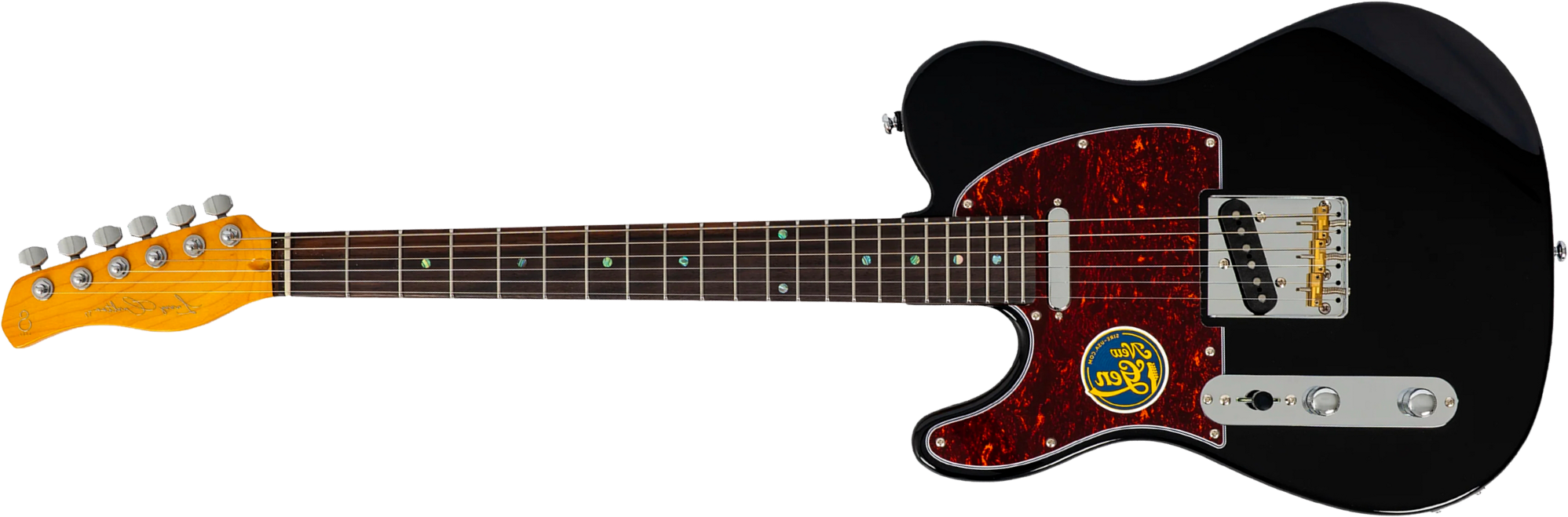 Sire Larry Carlton T7 Lh Gaucher New Gen 2s Ht Rw - Black - Guitare Électrique Forme Tel - Main picture