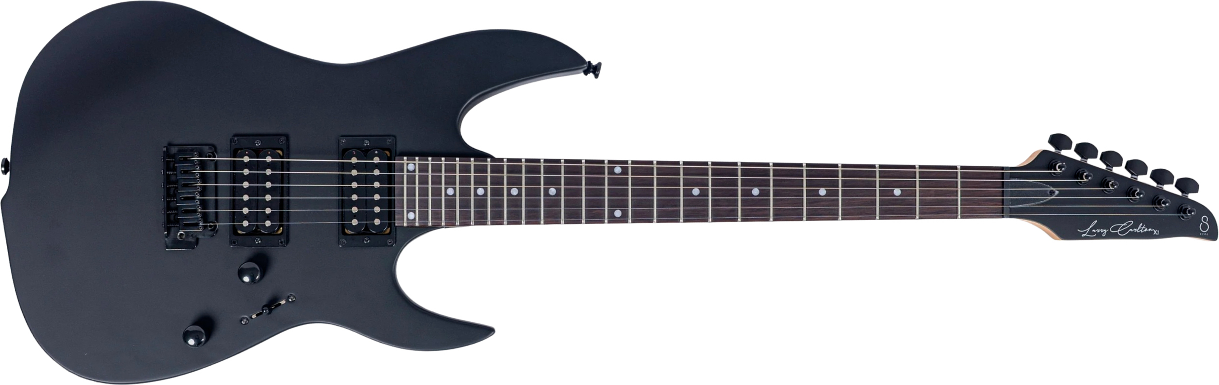 Sire Larry Carlton X1 2h Trem Rw - Black Satin - Guitare Électrique Forme Str - Main picture